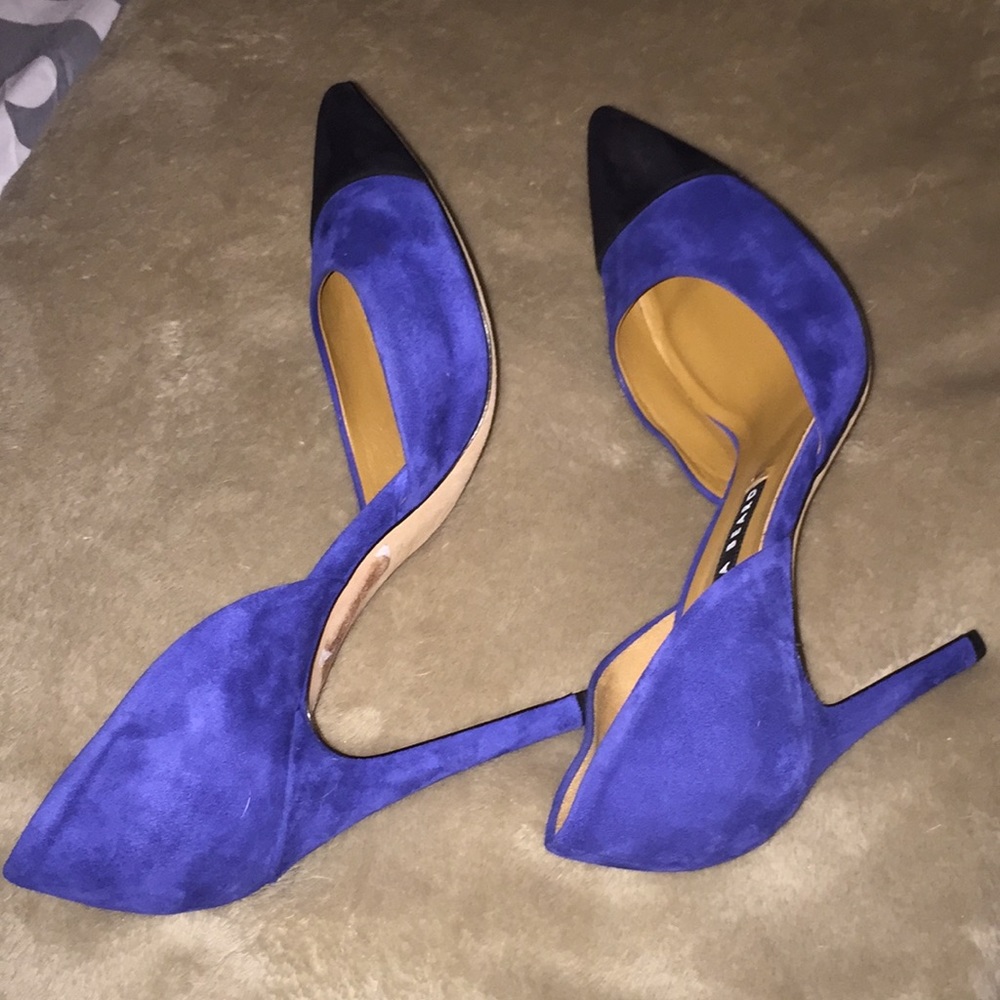 Veronica Beard Suede Heels - Picture 6 of 10